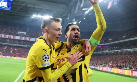 Chuyền bóng chính xác 91%; thắng 5 pha tranh chấp: Cỗ máy toàn diện giúp Dortmund vào tứ kết C1