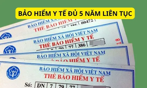 Quy định mới, bắt đầu 1/7/2025 BHYT đủ 5 năm liên tục được hưởng 100% không mất chi phí khám chữa bệnh, đúng không?
