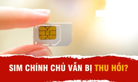 Từ nay tới 31/7/2025: 4 trường hợp số điện thoại chính chủ, vẫn bị khóa SIM và thu hồi số điện thoại