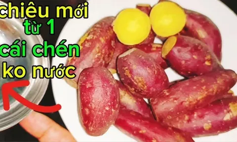 Luộc khoai không cần nước, có thứ này trong nồi khoai bở tung, ngọt thơm gấp 3 lần