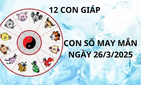 Con số may mắn ngày 26/3 số vàng chiếu mệnh cho 12 con giáp nhận lộc lớn nhỏ tiền danh hội tụ