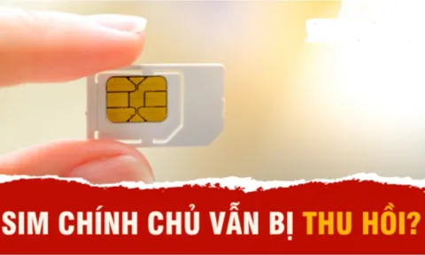 Từ nay tới 1/8/2025: 5 trường hợp dù là số điện thoại chính chủ vẫn bị khóa SIM, thu hồi số điện thoại?