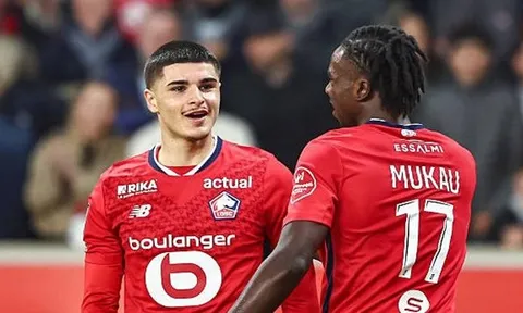 Lille 1-0 Lens: 3 điểm nhọc nhằn; "Tuyên chiến" với top 3