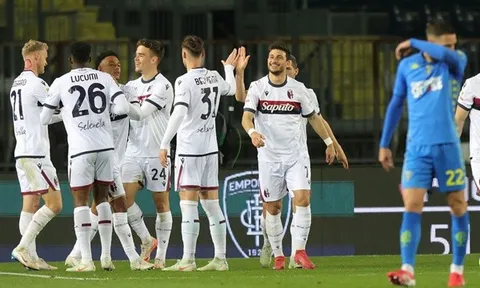Empoli 0-3 Bologna: Dallinga 'gánh team'; Chủ nhà vỡ vụn