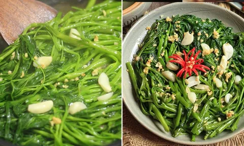 4 mẹo xào rau xanh mướt, giòn ngọt, không bị thâm xỉn