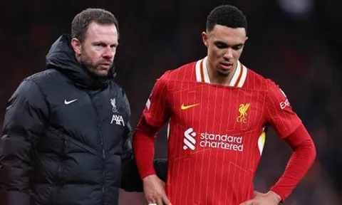 Vắng Alexander-Arnold mang đến vấn đề lớn cho Liverpool
