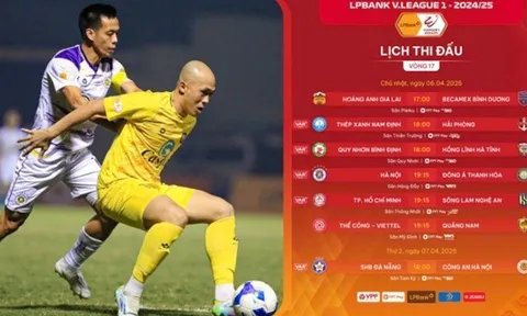 Nghẹt thở vòng 17 V-League: Nóng ở 2 đầu BXH