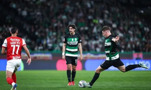 Gyokeres đá phạt đẳng cấp, Sporting cay đắng đánh rơi lợi thế vô địch