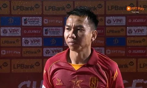 Hồ Khắc Ngọc tiếc nuối: Ghi bàn trước mà vẫn không thắng Thanh Hóa