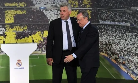 Real họp khẩn với Carlo Ancelotti