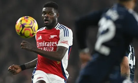 Arsenal nín thở: Thomas Partey nguy cơ lỡ đại chiến Real Madrid