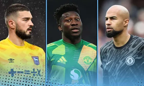 Top 6 thủ môn  EPL mắc sai lầm nhiều nhất: Onana vượt mặt sao Chelsea