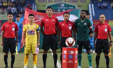 Trọng tài FIFA Thái Lan, Malaysia làm việc ở vòng 19 V-League