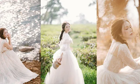 Lý Nhã Kỳ hóa nàng thơ giữa thiên nhiên Gia Lai