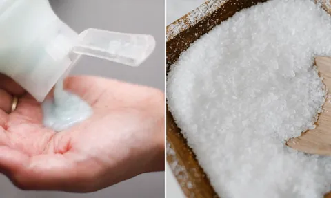 Trộn muối với dầu gội đầu, giải quyết vấn đề cả nam và nữ đều gặp trong mùa hè
