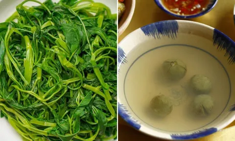 Vì sao vắt chanh, dầm sấu lại làm canh rau muống đổi màu?