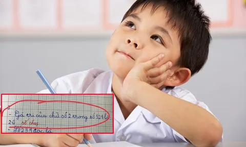 Bài toán tiểu học tưởng làm đúng lại bị cô giáo gạch sai, dân tình tranh luận rôm rả