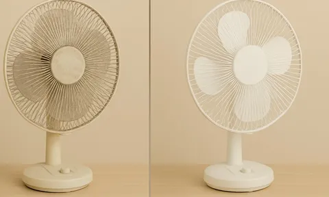 Cách vệ sinh quạt điện tại nhà siêu nhanh, chỉ 5 phút sạch bong kin kít mà không cần tháo lắp