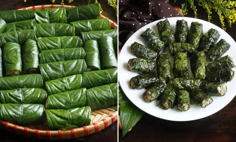 Dùng loại lá này để cuốn chả, thơm ngon hơn cả lá lốt, tốt cho xương khớp