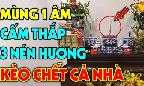 Khi thắp hương nên chọn 1, 3 hay 5 cây nhang mới đúng: Tưởng đơn giản 10 nhà 9 nhà làm sai