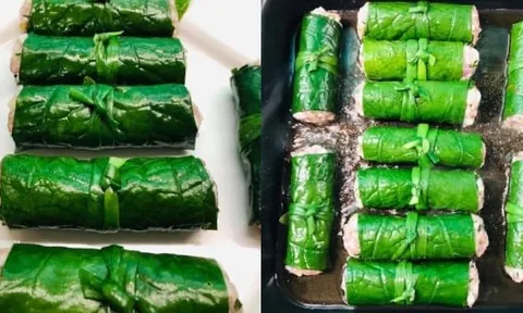 Cuốn chả lá lốt: Làm thêm bước này 10 cái như 1 xanh mướt, nhìn là muốn ăn ngay