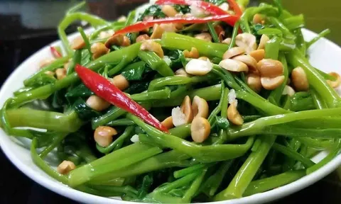 Cách làm nộm rau muống đơn giản, giòn ngon khó cưỡng, chất lượng thượng hạng