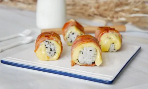 Cách làm món Cơm cuộn ba chỉ đơn giản cho bữa sáng ngon miệng