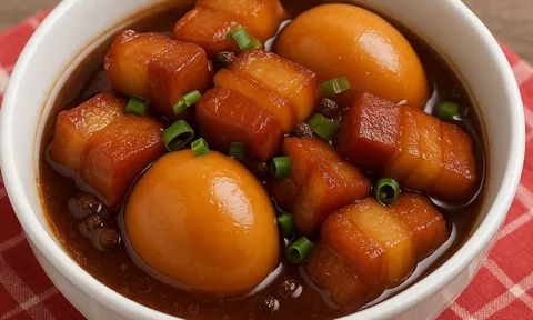 Muốn thịt kho tàu ngon đẹp, vàng phổ hách, mềm trong không nát không cần nước hàng mà dùng thứ này