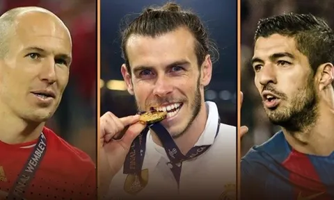 9 huyền thoại đương đại chưa từng lọt top 3 QBV: Tiếc nuối Robben; Hai huyền thoại MU