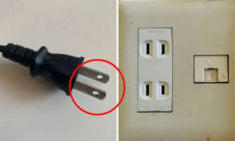 Lỗ tròn nhỏ trên phích cắm dùng để làm gì? Hóa ra chúng không phải để trang trí mà có công dụng tuyệt vời