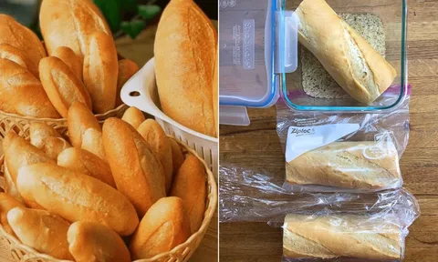 Mẹo bảo quản bánh mì cả tháng vẫn thơm ngon như mới