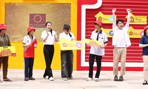 Diễn viên Quang Trung và hoa hậu Nguyễn Ngọc Kiều Duy góp sức mang về hơn 100 triệu đồng cho các em nhỏ mồ côi