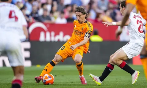 Luka Modric xuất sắc trước Sevilla: Liệu đây có phải trận áp chót của anh tại Real?