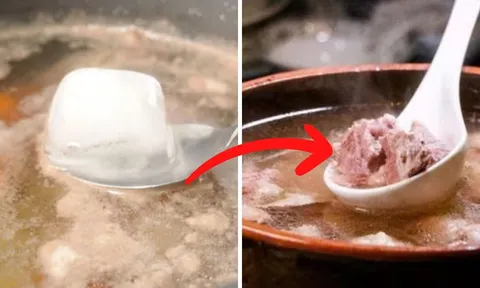 Cho đá lạnh vào nước hầm xương: Tưởng vô bổ nhưng công dụng tuyệt vời canh ngon ngọt bất ngờ