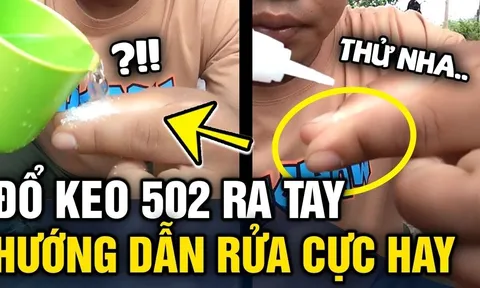 Cách gỡ keo 502 dính trên tay và đồ dùng nhanh nhất, không lo phồng rộp