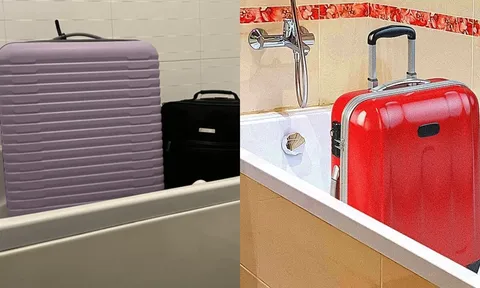 Sau khi nhận phòng khách sạn, vì sao phải đặt vali vào phòng tắm ngay?