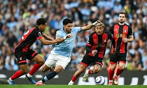 Man City 3-1 Bournemouth: Siêu phẩm của Omar Marmoush; Nóng bỏng cuộc đua top 5