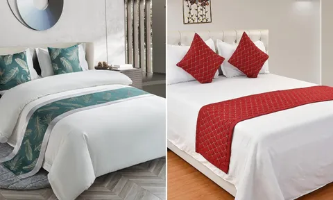 Vì sao khách sạn hay trải một tấm vải ở ngang giường? 3 công dụng đặc biệt ít người biết