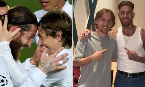 Sergio Ramos bay từ Mexico về Madrid để chia tay Modric