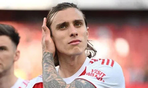 Arteta giải thích lý do Calafiori không thi đấu trận cuối mùa