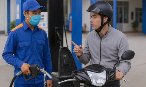Đổ xăng xong đừng vội đạp ga đi, hỏi người bán 1 câu này bạn sẽ không thiệt