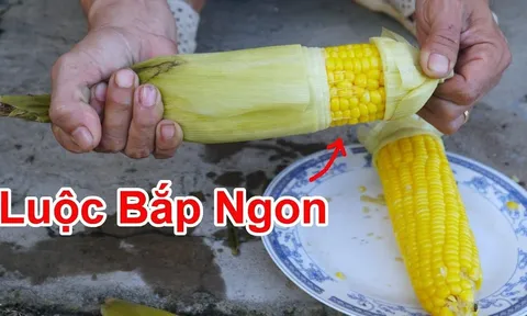 Luộc ngô không cần đường: Người bán tiết lộ cách luộc đơn giản ngô dẻo, ngọt, thơm nức mũi