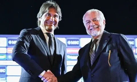 De Laurentiis tri ân Conte, tương lai tại Napoli bỏ ngỏ