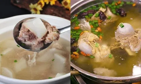 Mẹo hầm xương nước trong veo ngọt lịm, giàu dinh dưỡng