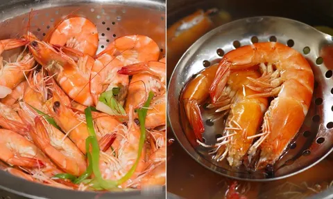 Luộc tôm muốn thịt ngọt, không tanh nên dùng nước nóng hay nước lạnh?