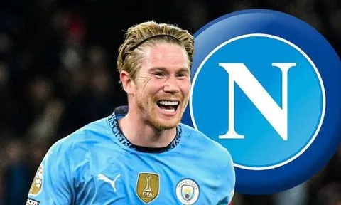 Chủ tịch Napoli xác nhận ký hợp đồng với De Bruyne