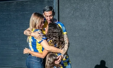 Hình ảnh và thông điệp đầu tiên của Di Maria trong màu áo Rosario Central