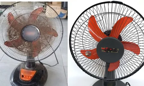 Làm sạch quạt điện không tháo khung, bụi bẩn lâu ngày cũng sạch