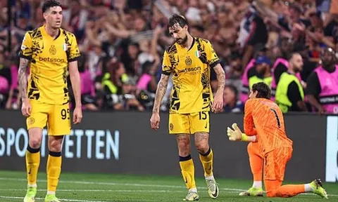 Chấm điểm Inter Milan 0-5 PSG: Lautaro nhạt nhòa; Hàng phòng ngự thảm họa