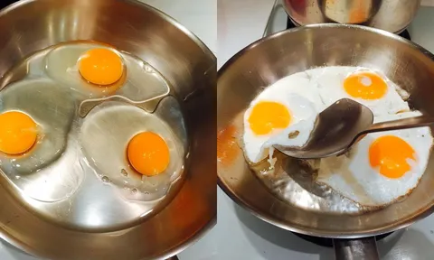 Chảo không có lớp chống dính, làm cách này tha hồ chiên rán không bị sát chảo